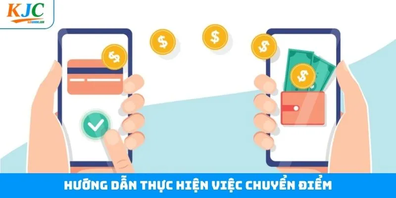 Tiến trình các bước chuyển số điểm qua hệ thống của liên minh 
