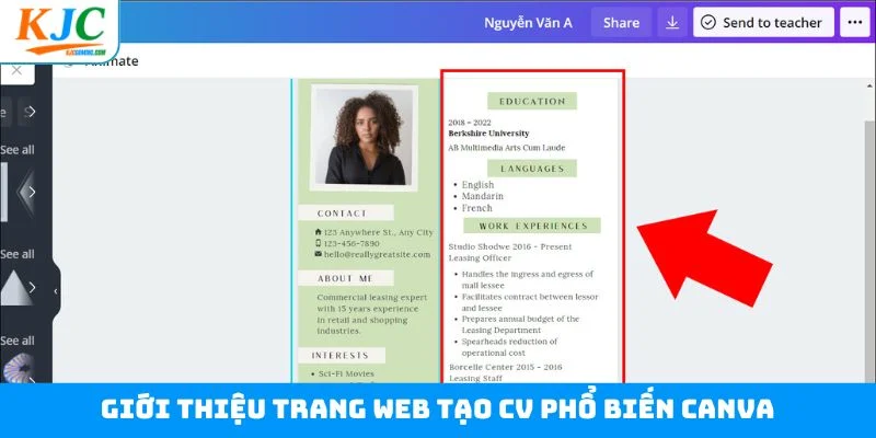 Giới thiệu trang web tạo CV phổ biến Canva Giới thiệu trang web tạo CV phổ biến Canva