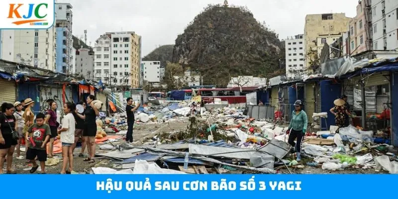 Hậu quả tại một số khu vực sau bão Yagi Hậu quả tại một số khu vực sau bão Yagi