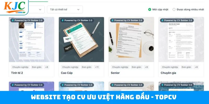 Website tạo CV ưu việt hàng đầu - TopCv Website tạo CV ưu việt hàng đầu - TopCv